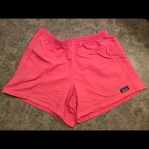 Pink Patagonia Women’s Baggies Shorts with pockets. Size small.